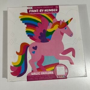 New OOLY Paint By Number Kit Magic Unicorn